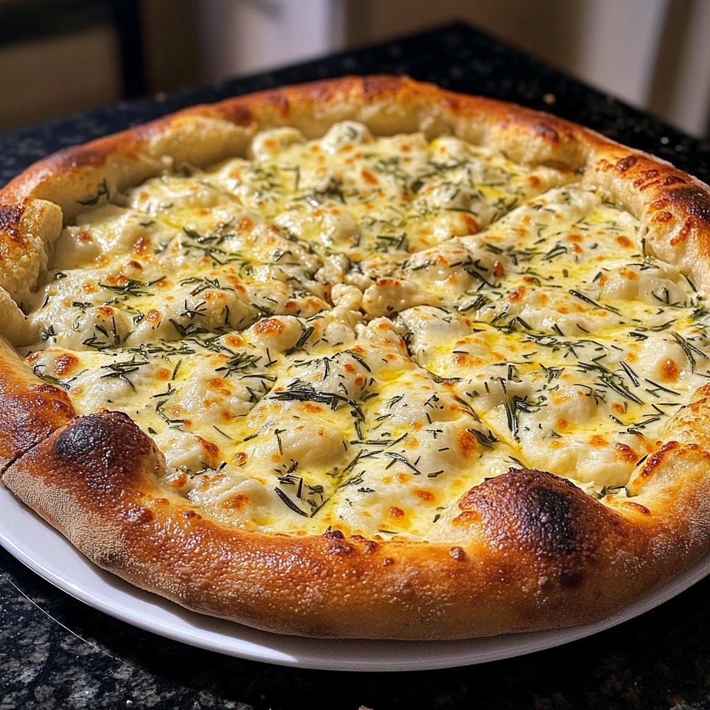 Pizza Bianca mit Rosmarin