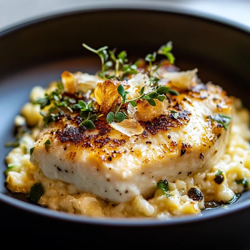 Cremiger Hähnchen und Blumenkohlreis Auflauf