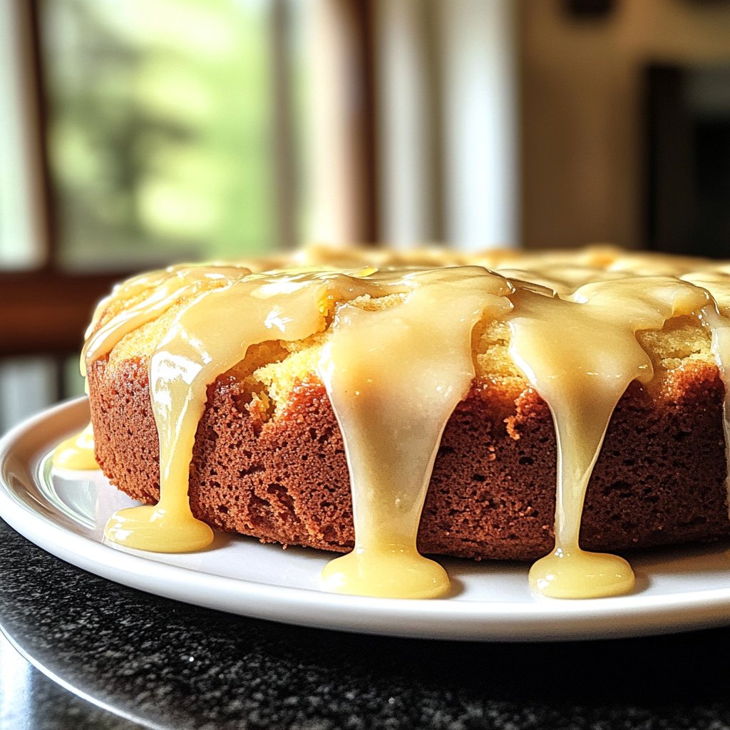 Zitronenkuchen mit feiner Krume