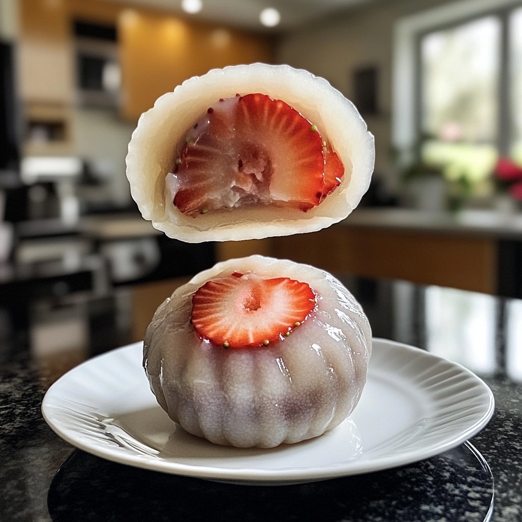 Erdbeer-Mochi