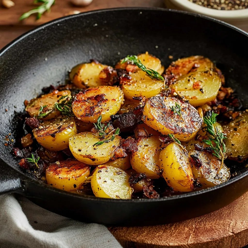 Rosenkohl-Kartoffel-Pfanne