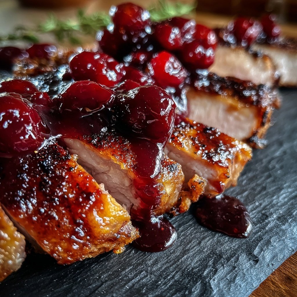 Entenbrust mit Kirschsauce