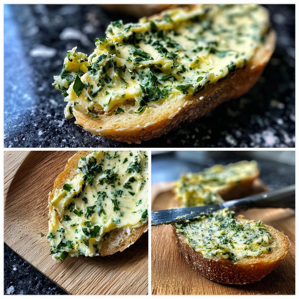 Kräuterbutter Mit Knoblauch Und Petersilie