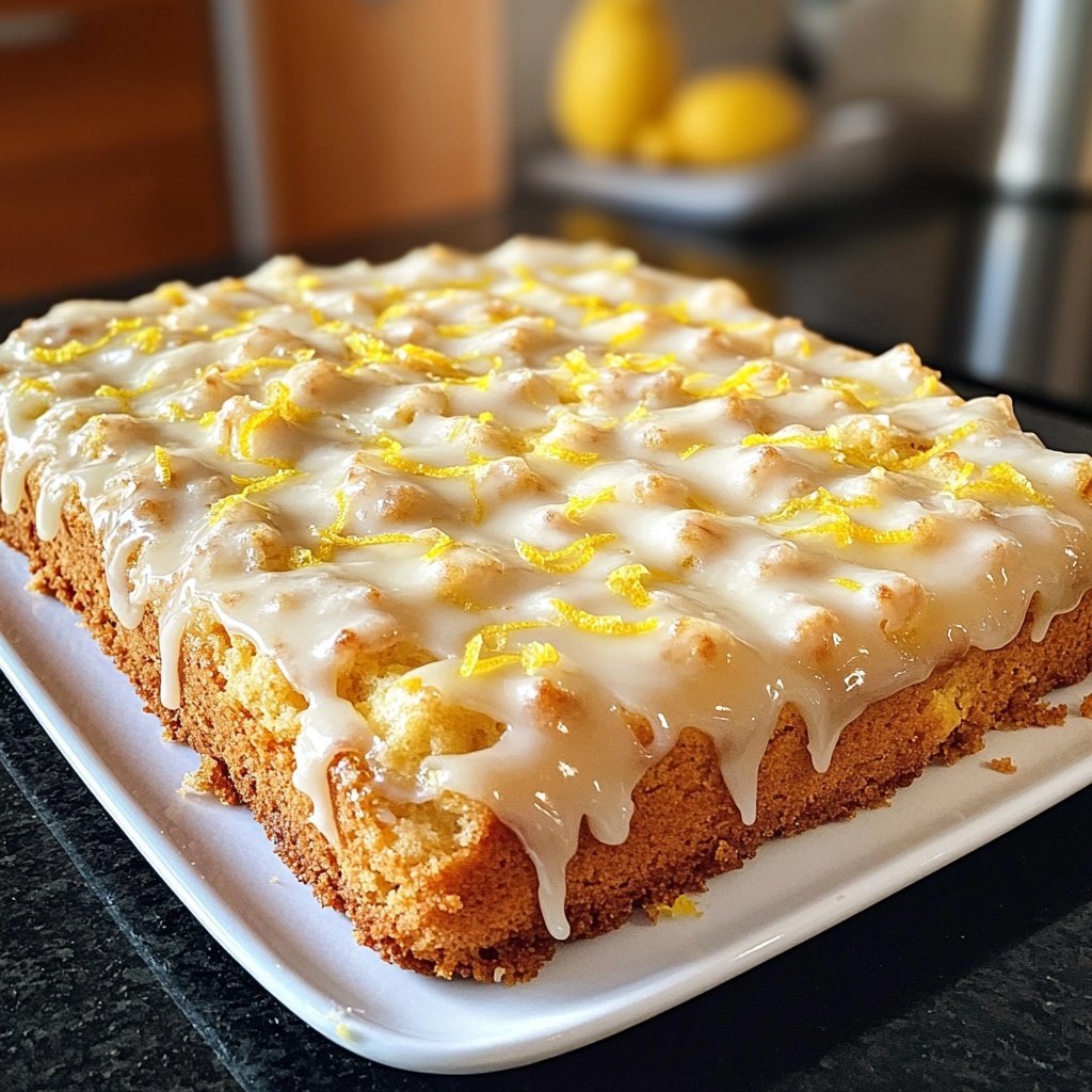 Zitronenkuchen einfach und schnell