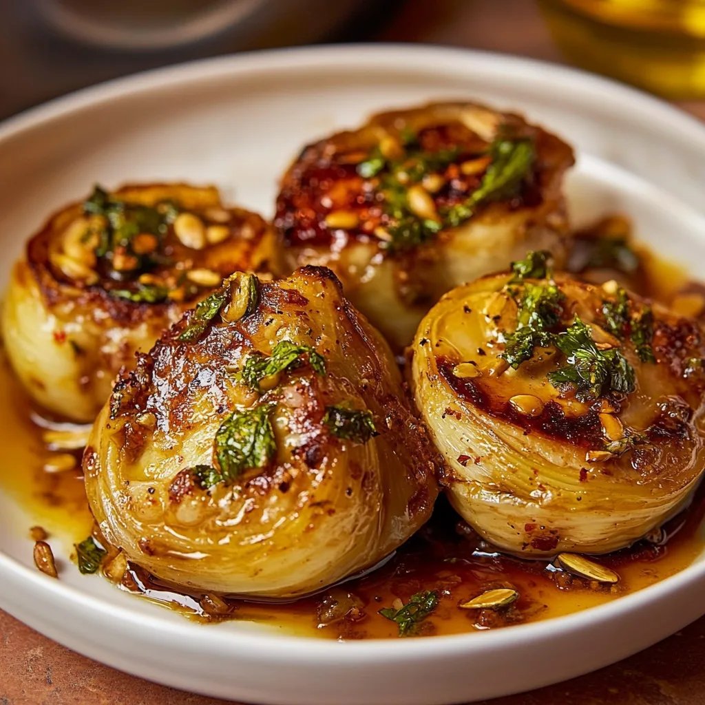 Zart Geschmorter Spitzkohl mit Würziger Sauce