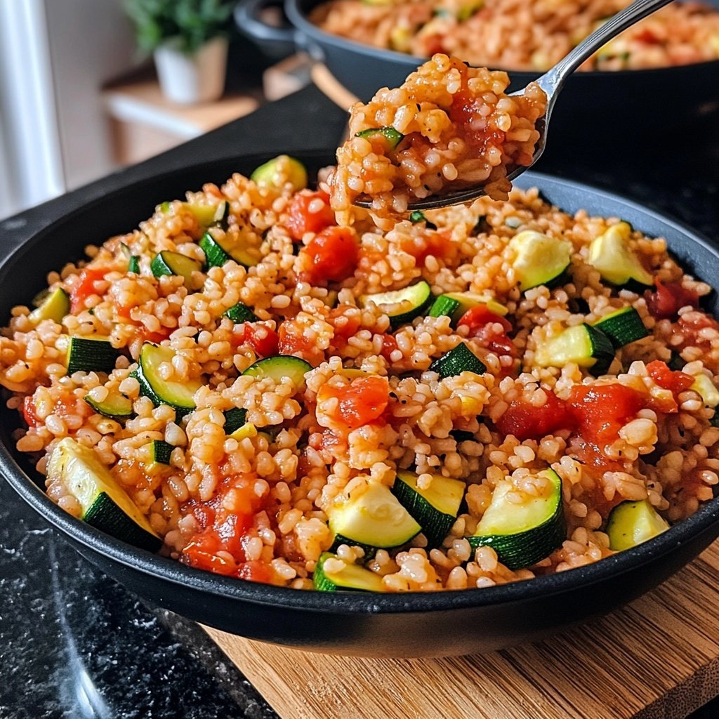 Zucchini-Tomaten-Reis