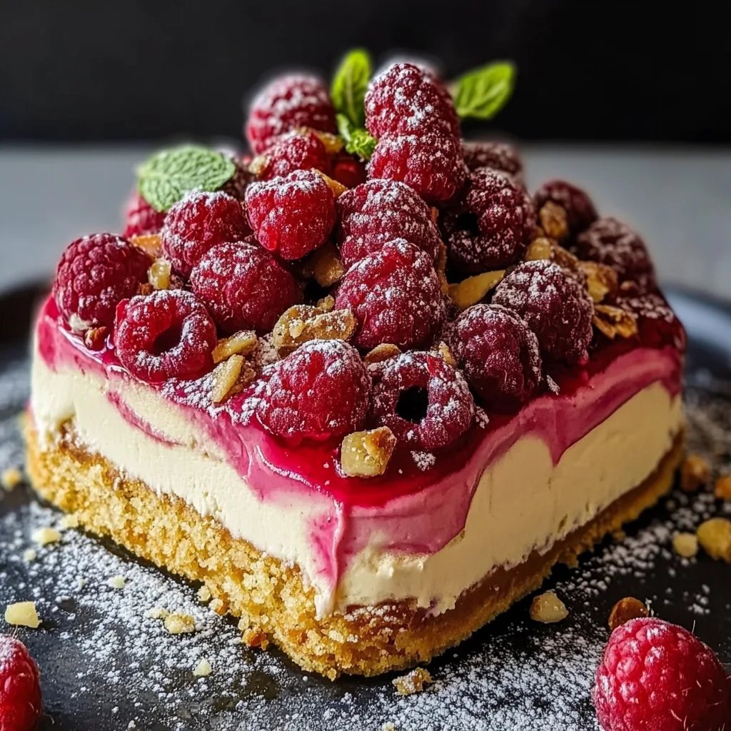 Pistazien-Himbeer-Käsekuchen