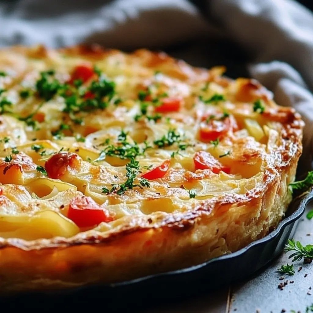 Pikanter Kartoffelkuchen