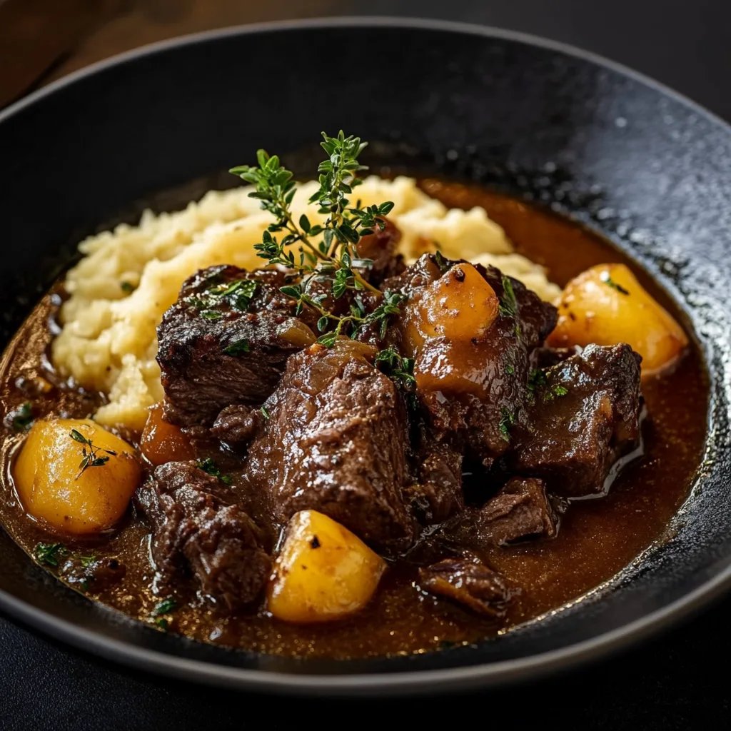 Zartes Rindergulasch mit sämiger Soße