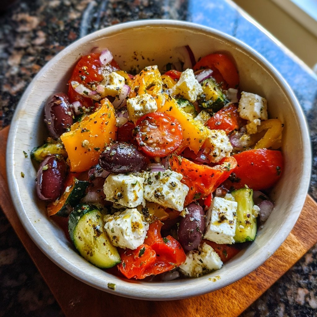 Gesund & Leicht Mediterrane Gemüsepfanne mit Feta
