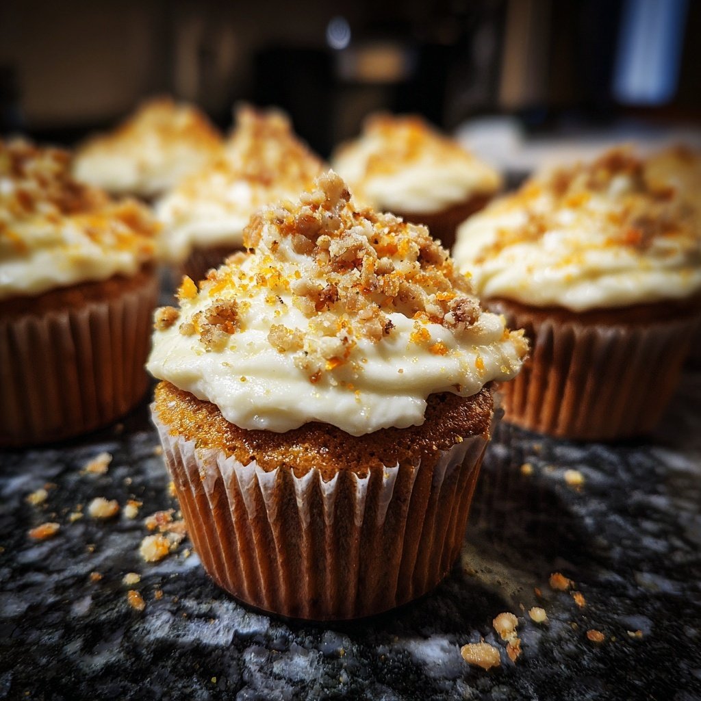 Karotten-Cupcakes mit Frosting