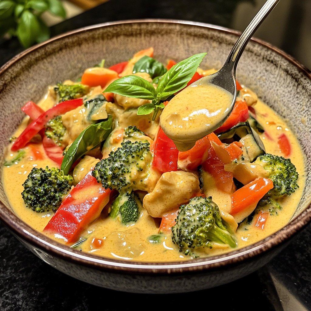 Vegetarisches Thai-Curry mit Gemüse